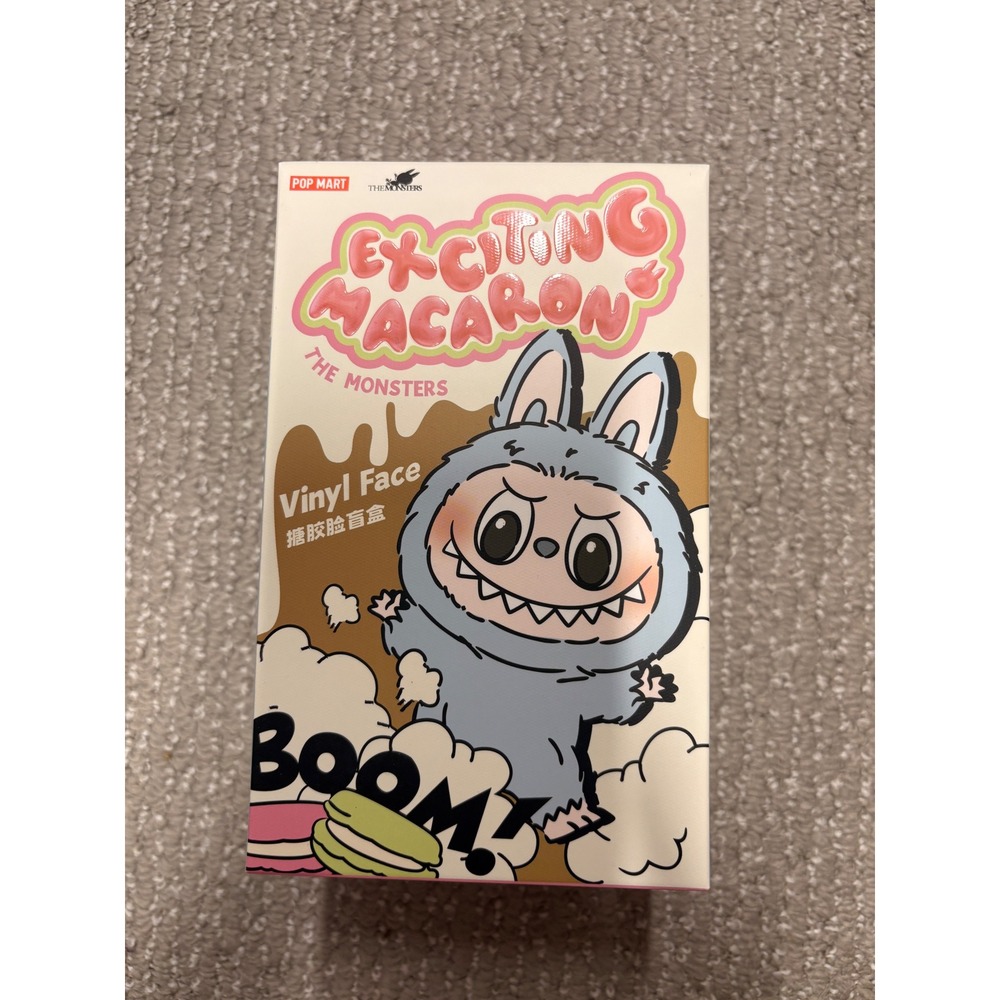 Pop Mart The Monsters Exciting Macaron Vinyl Face‎ Blind Box Figure Toy Soymilk